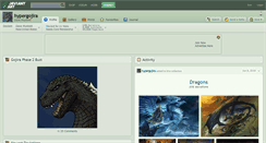 Desktop Screenshot of hypergojira.deviantart.com