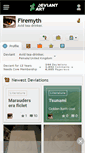 Mobile Screenshot of firemyth.deviantart.com