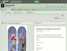 Tablet Screenshot of jasonjacenko.deviantart.com