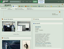Tablet Screenshot of dproph3t.deviantart.com