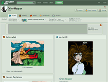 Tablet Screenshot of grim-heaper.deviantart.com