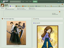 Tablet Screenshot of marli.deviantart.com