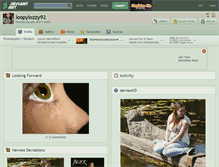 Tablet Screenshot of loopylozzy92.deviantart.com