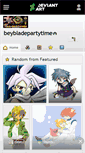 Mobile Screenshot of beybladepartytime.deviantart.com