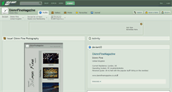 Desktop Screenshot of damnfinemagazine.deviantart.com