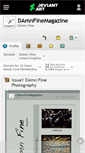 Mobile Screenshot of damnfinemagazine.deviantart.com