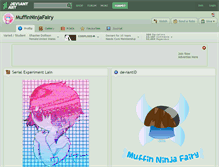 Tablet Screenshot of muffinninjafairy.deviantart.com