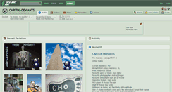Desktop Screenshot of capitol-deviants.deviantart.com