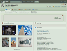 Tablet Screenshot of capitol-deviants.deviantart.com