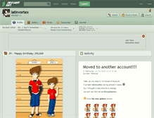 Tablet Screenshot of latinvortex.deviantart.com