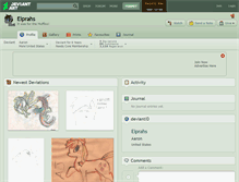 Tablet Screenshot of eiprahs.deviantart.com