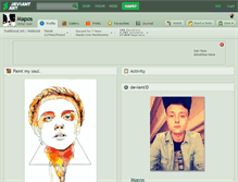 Tablet Screenshot of mapos.deviantart.com