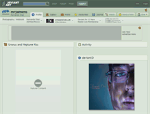 Tablet Screenshot of mryomero.deviantart.com