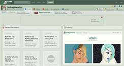 Desktop Screenshot of darlingmionette.deviantart.com