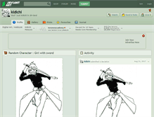 Tablet Screenshot of kidichi.deviantart.com