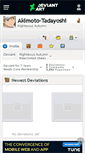 Mobile Screenshot of akimoto-tadayoshi.deviantart.com