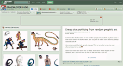 Desktop Screenshot of dragonlover101040.deviantart.com