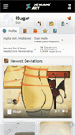 Mobile Screenshot of isugar.deviantart.com