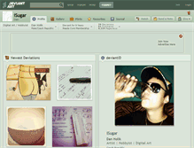 Tablet Screenshot of isugar.deviantart.com