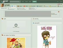 Tablet Screenshot of lei-sam.deviantart.com