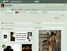 Tablet Screenshot of jed-smith.deviantart.com