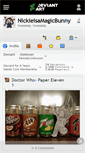 Mobile Screenshot of nickieisamagicbunny.deviantart.com