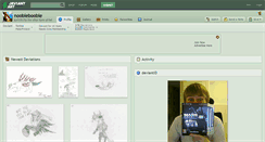 Desktop Screenshot of noobieboobie.deviantart.com