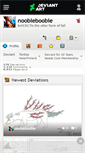 Mobile Screenshot of noobieboobie.deviantart.com