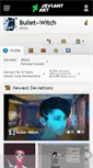 Mobile Screenshot of bullet--witch.deviantart.com