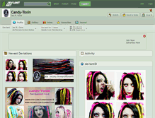 Tablet Screenshot of candy-toxin.deviantart.com