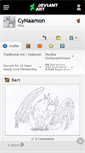Mobile Screenshot of cynaamon.deviantart.com