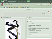 Tablet Screenshot of darkland-stock.deviantart.com
