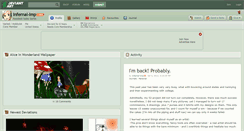 Desktop Screenshot of infernal-imp.deviantart.com