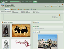 Tablet Screenshot of jahanam-666.deviantart.com