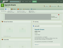 Tablet Screenshot of hypnotic-dreams.deviantart.com