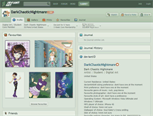 Tablet Screenshot of darkchaoticnightmare.deviantart.com