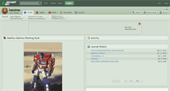 Desktop Screenshot of hansime.deviantart.com