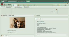 Desktop Screenshot of narx-n-sasuke.deviantart.com