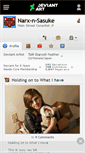 Mobile Screenshot of narx-n-sasuke.deviantart.com