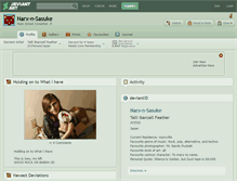 Tablet Screenshot of narx-n-sasuke.deviantart.com