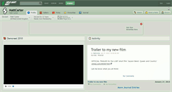 Desktop Screenshot of mattcarter.deviantart.com