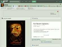 Tablet Screenshot of errez.deviantart.com