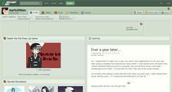 Desktop Screenshot of marikskitten.deviantart.com