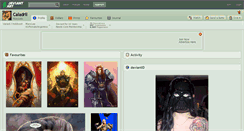 Desktop Screenshot of caladril.deviantart.com