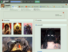 Tablet Screenshot of caladril.deviantart.com