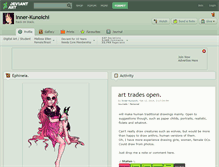 Tablet Screenshot of inner-kunoichi.deviantart.com