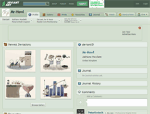 Tablet Screenshot of mr-howl.deviantart.com