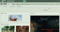 Desktop Screenshot of dragdar.deviantart.com