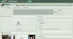 Desktop Screenshot of karma069.deviantart.com
