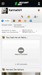 Mobile Screenshot of karma069.deviantart.com